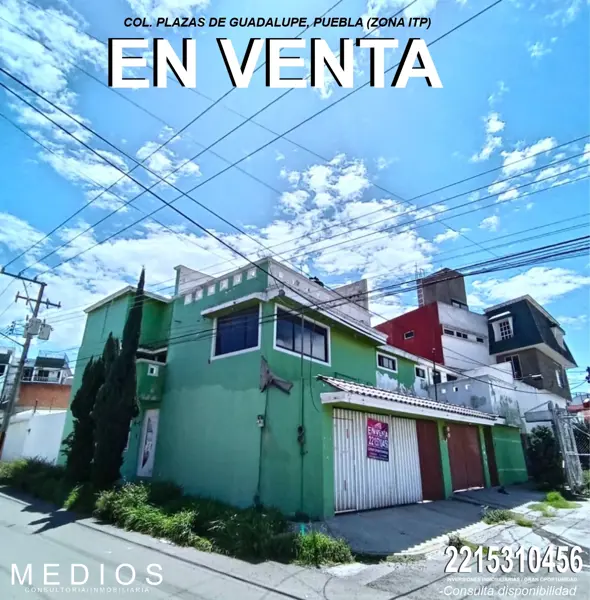 Casa en Plazas de Guadalupe, Puebla, Puebla