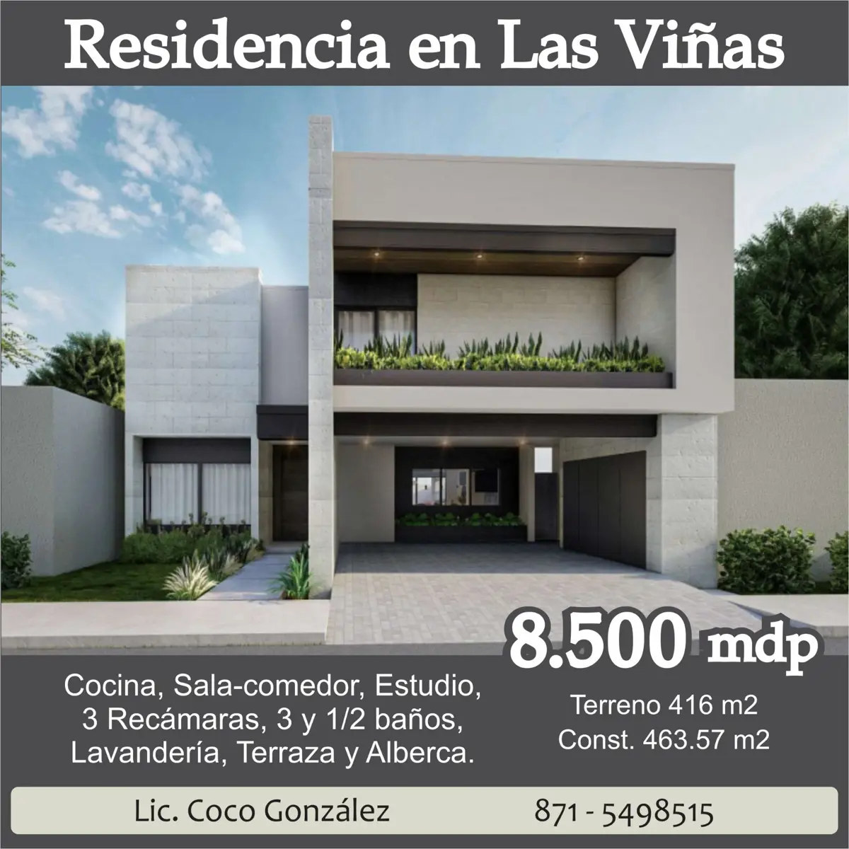 Casa en Venta en Los Viñedos, Torreón, Coahuila de Zaragoza