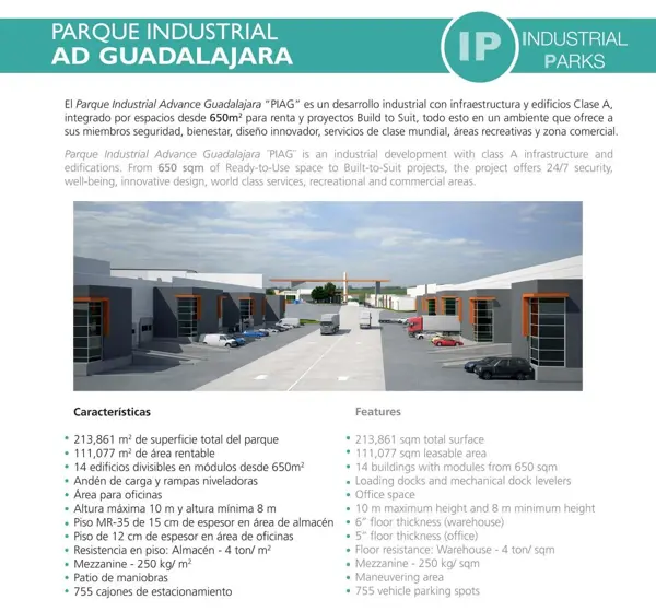 Nave en renta en Zona Industrial, Guadalajara — foto 2 de 9
