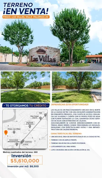 Terreno en venta en Las Villas, Torreón — foto 3 de 5