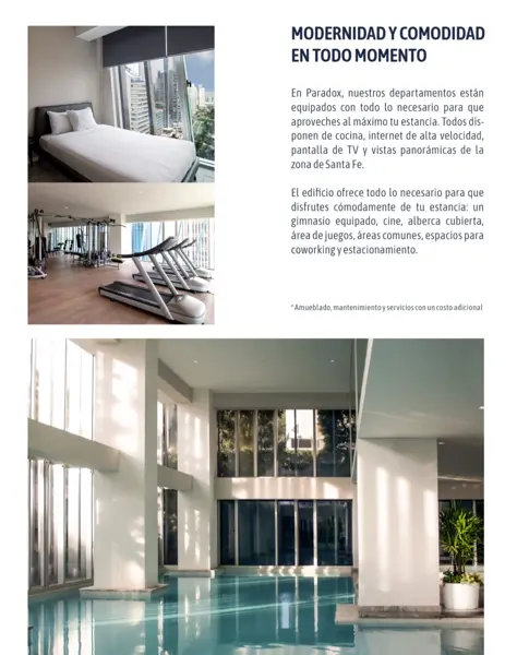 Departamento en renta en Santa Fe, Álvaro Obregón, Ciudad de México