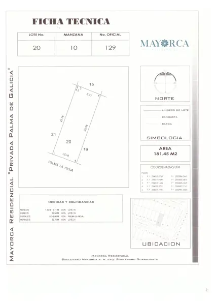 Terreno en venta en Mayorca Residencial, León, Guanajuato