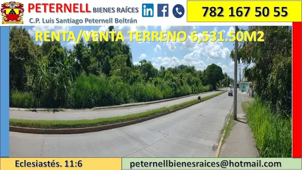Terreno en renta en Rafael Hernandez Ochoa, Tuxpan — foto 2 de 3