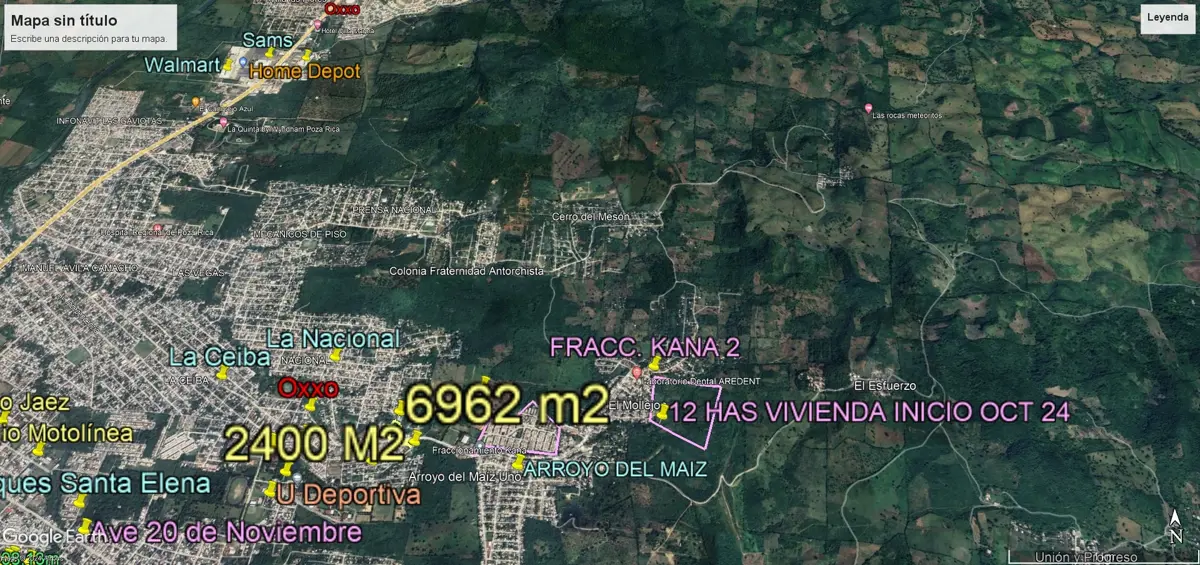 Terreno en renta en Los Mangos, Poza Rica de Hidalgo — foto 1 de 4