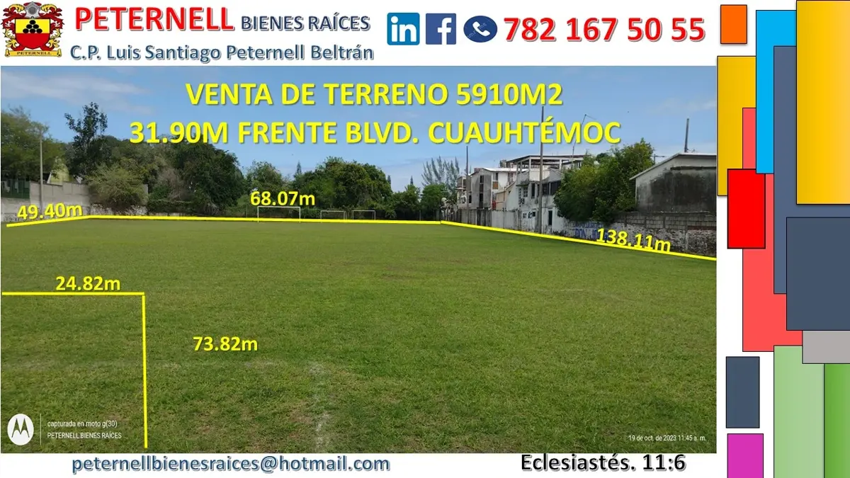Terreno en renta en Burocratica, Tuxpan — foto 1 de 3