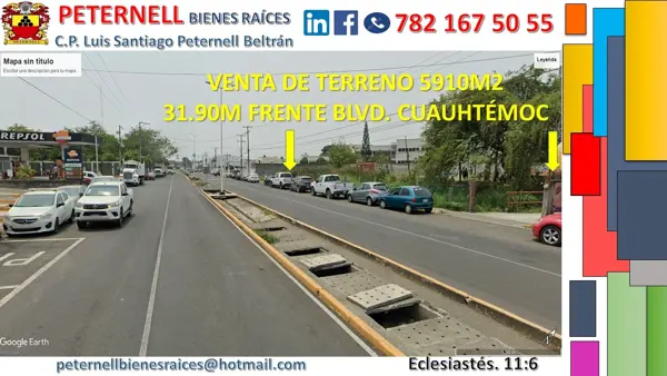 Terreno en renta en Burocratica, Tuxpan — foto 3 de 3