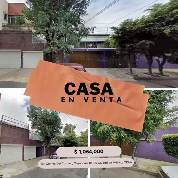 Casa en Del Carmen, Coyoacán, Ciudad de México