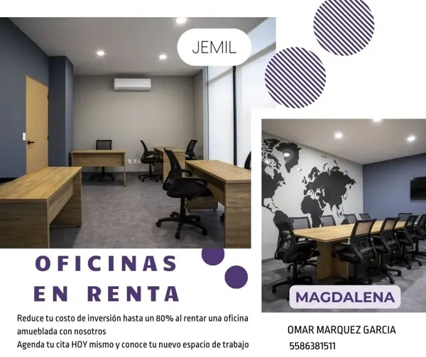 Oficina en La Otra Banda, Álvaro Obregón, Ciudad de México
