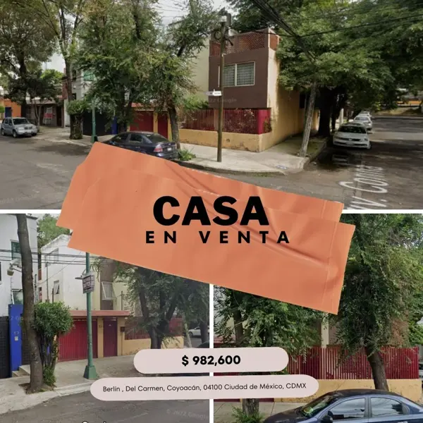 Casa en Del Carmen, Coyoacán, Ciudad de México