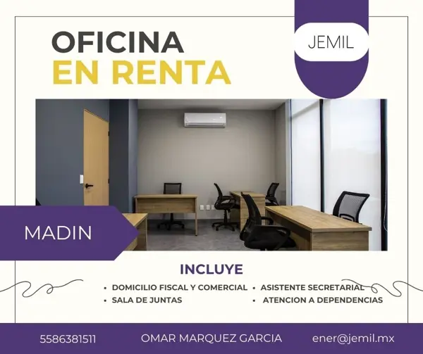 Oficina en Lomas Verdes 6a Sección, Naucalpan de Juárez, México