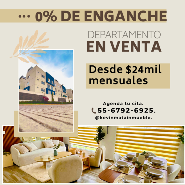 Departamento en venta en Colinas del Lago, Cuautitlán Izcalli — foto 2 de 5