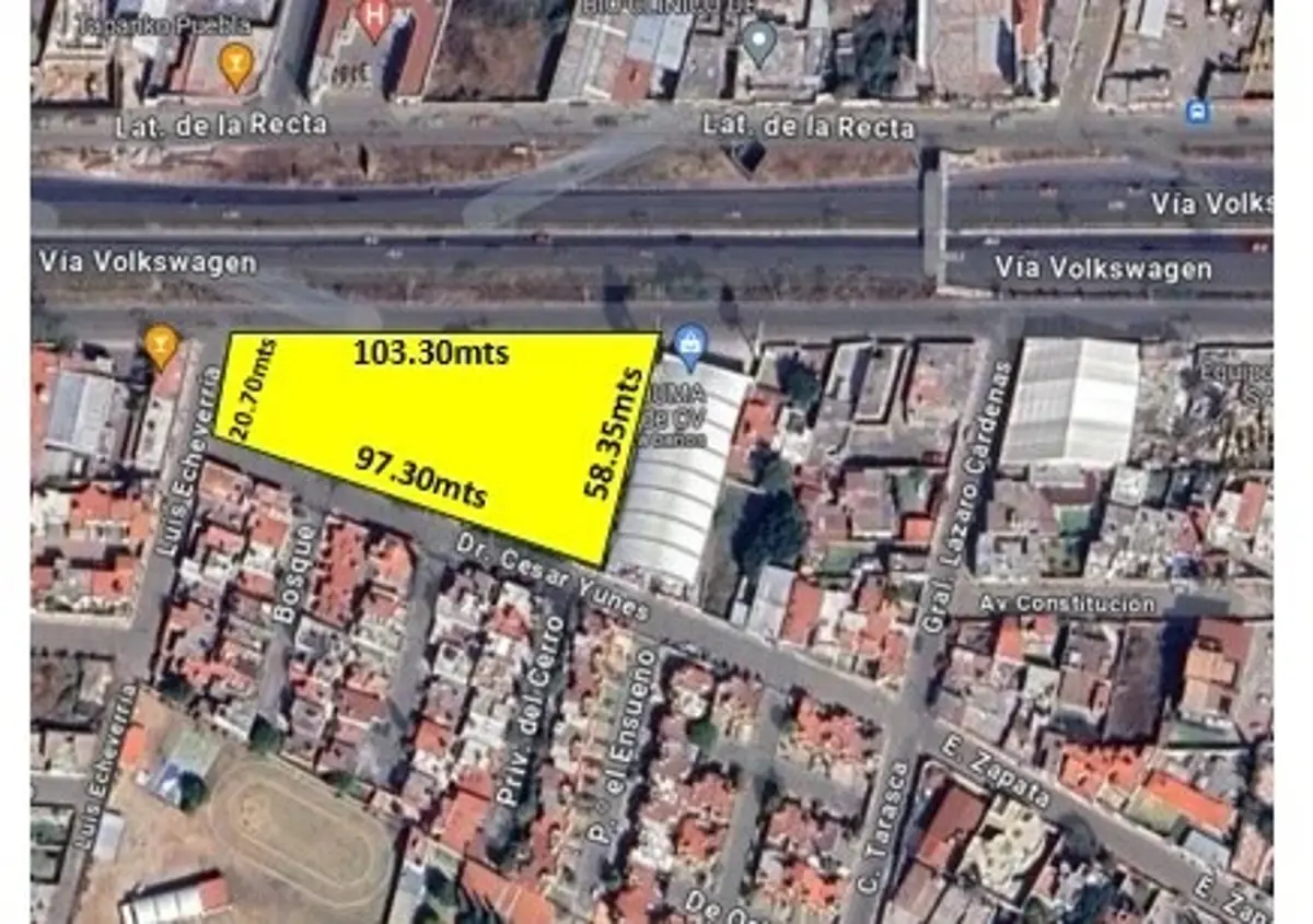 Terreno en venta en San Andrés, San Andrés Cholula