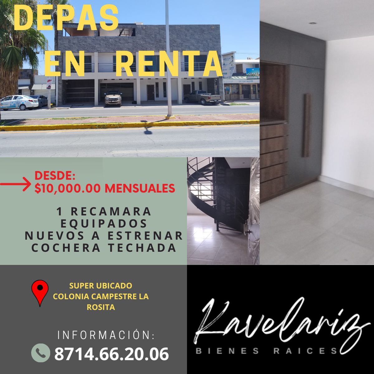 Departamento en Renta en Residencial Campestre la Rosita, Torreón, Coahuila de Zaragoza