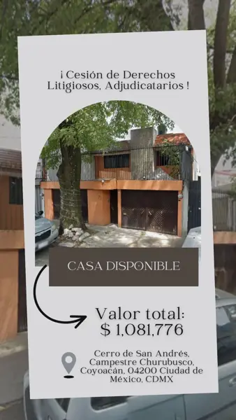 Casa en Campestre Churubusco, Coyoacán, Ciudad de México