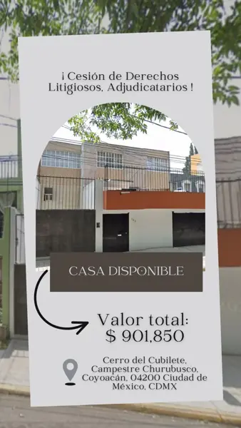 Casa en Campestre Churubusco, Coyoacán, Ciudad de México
