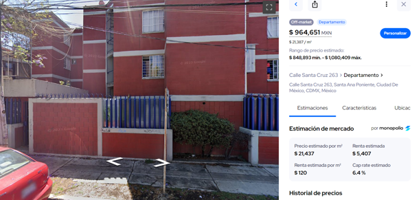 Departamento en venta en Santa Cruz, Tláhuac — foto 3 de 10