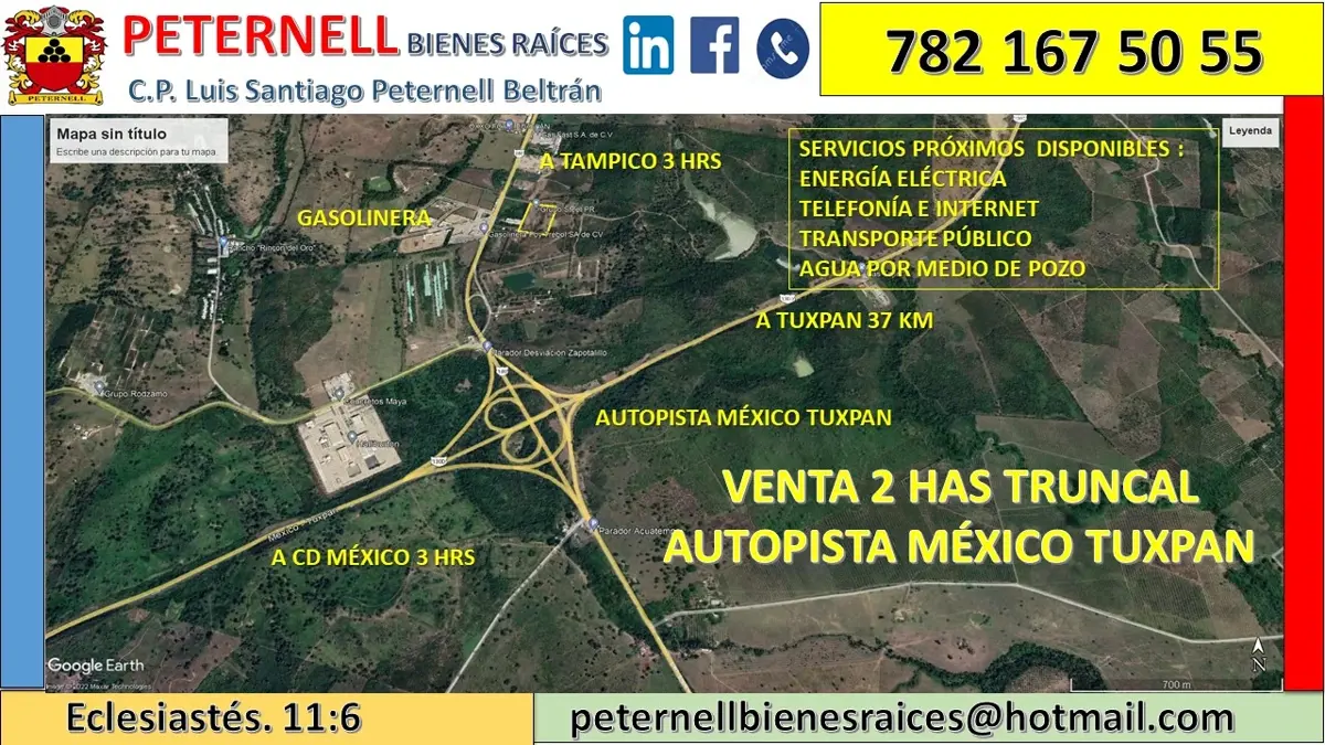 Terreno en venta en Tihuatlan Centro, Tihuatlán — foto 1 de 4