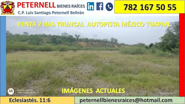 Terreno en venta en Tihuatlan Centro, Tihuatlán — foto 3 de 4