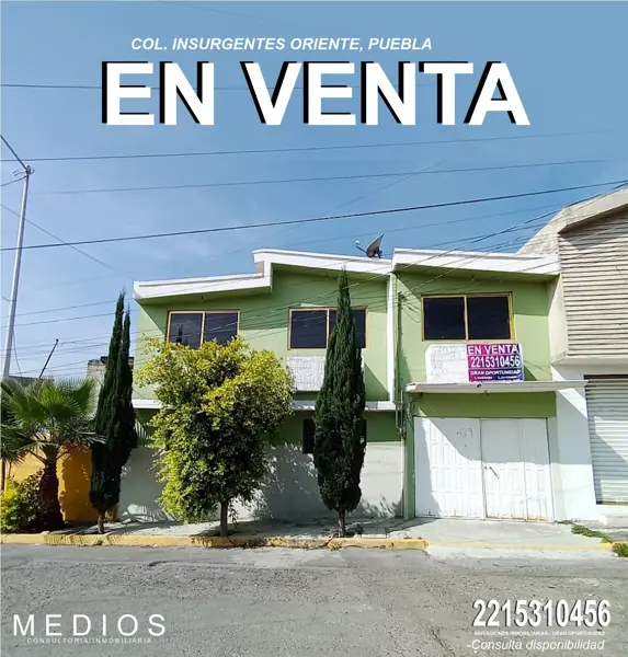 Casa en Insurgentes Oriente, Puebla, Puebla