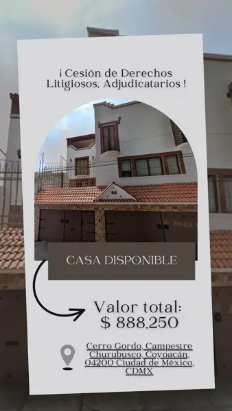 Casa en Campestre Churubusco, Coyoacán, Ciudad de México