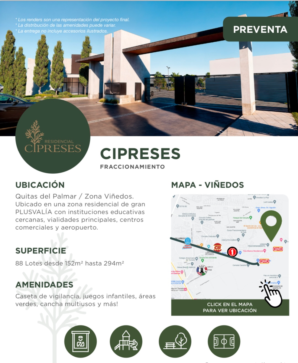 Terreno en Venta en Los Viñedos, Torreón, Coahuila de Zaragoza
