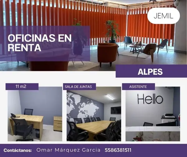 Oficina en Los Alpes, Álvaro Obregón, Ciudad de México