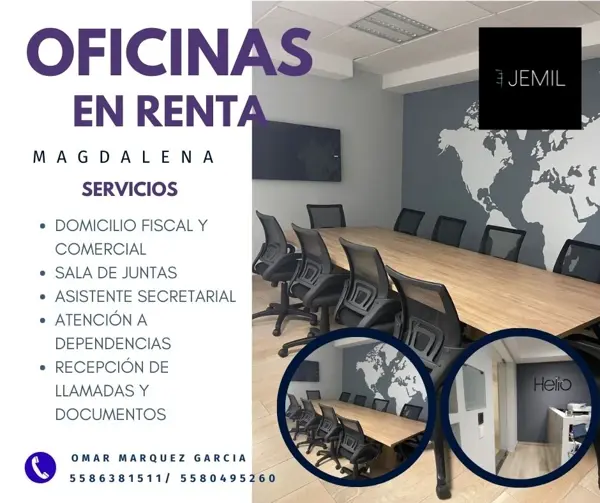 Oficina en La Otra Banda, Álvaro Obregón, Ciudad de México