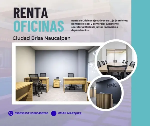 Oficina en Ciudad Brisa, Naucalpan de Juárez, México