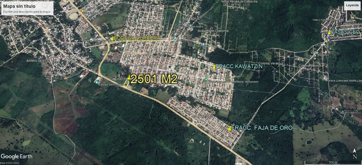 Terreno en renta en Kawatzin Valencia, Coatzintla — foto 1 de 8