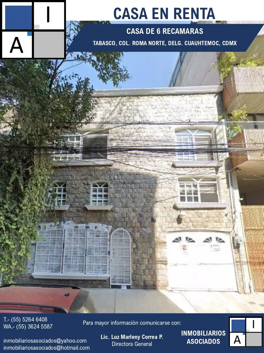 Casa en renta en Roma Norte, Cuauhtémoc — foto 1 de 6