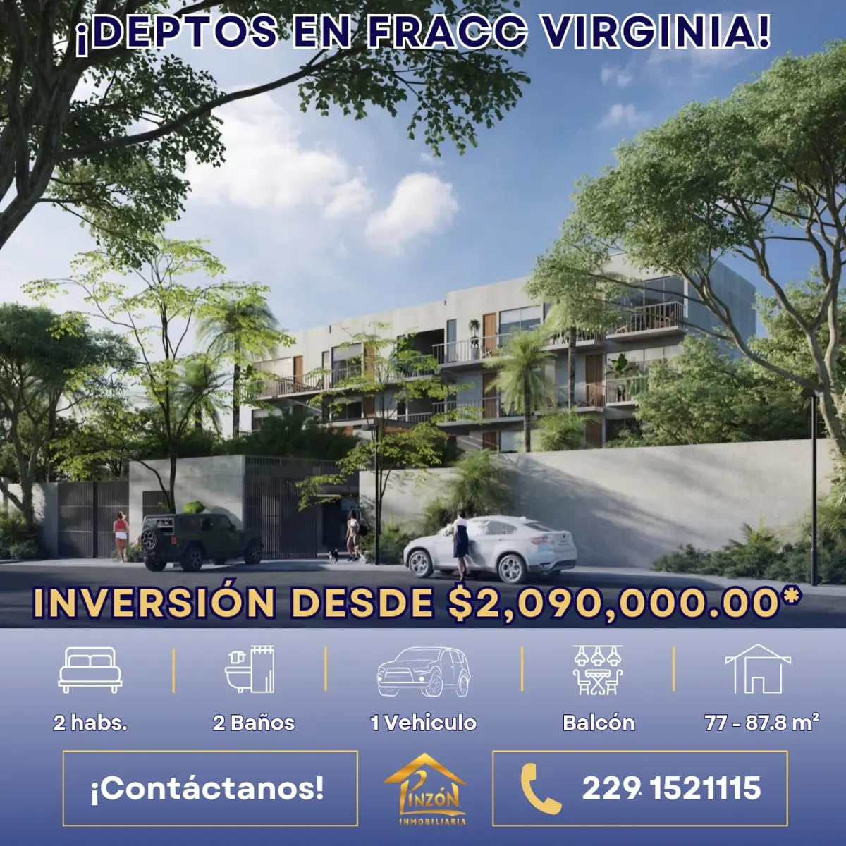Departamento en venta en Virginia, Boca del Río — foto 1 de 10