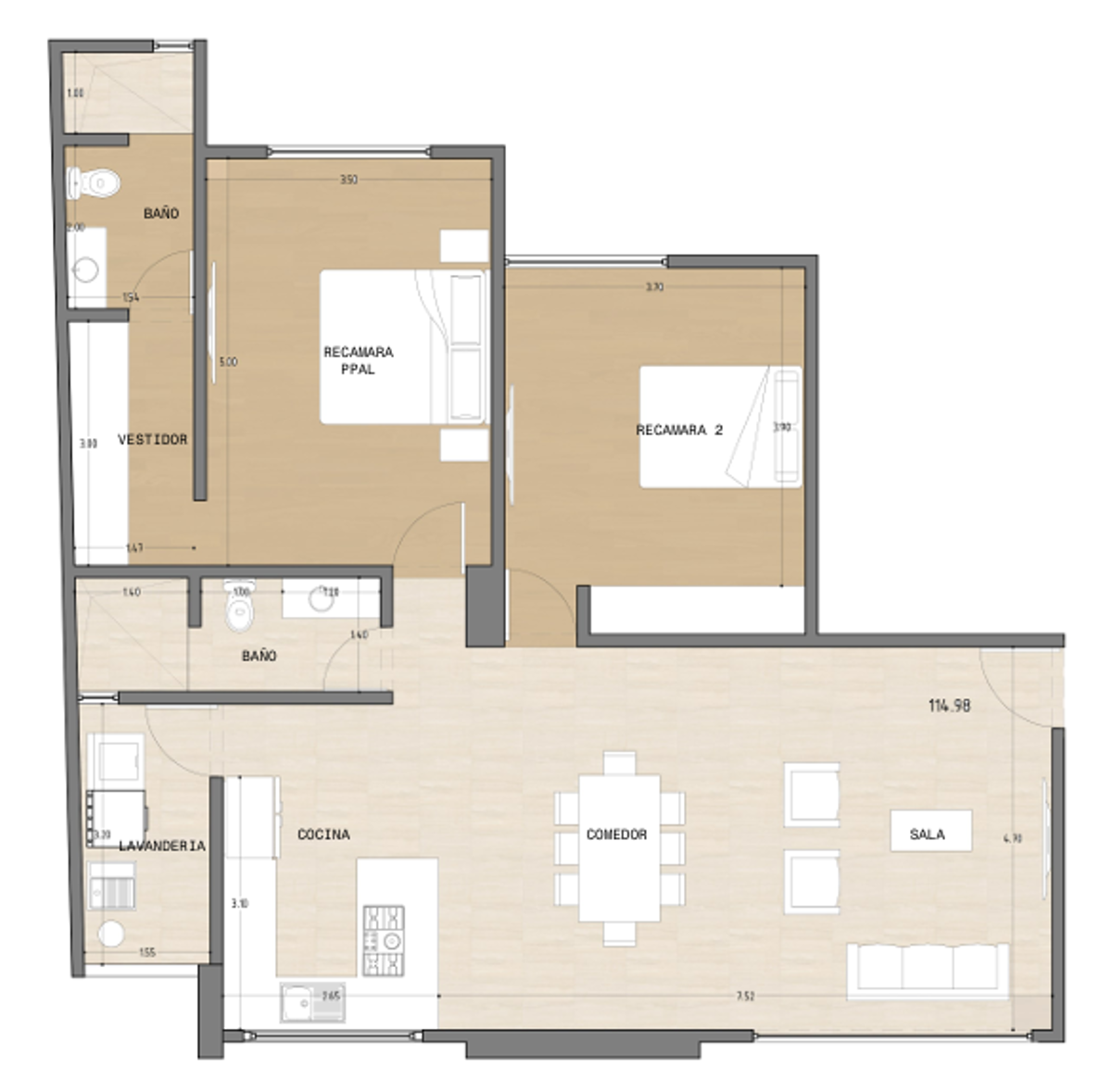 Departamento en venta en Virreyes, San Luis Potosí