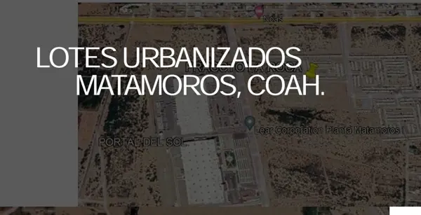 Terreno en venta en Portal del Sol, Matamoros — foto 3 de 10