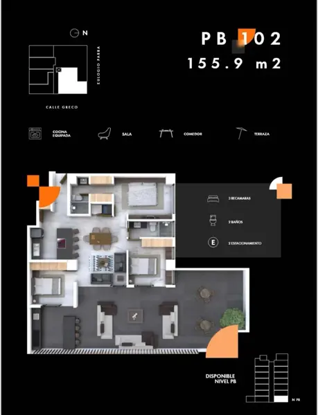 Departamento en venta en Prados de Providencia, Guadalajara — foto 3 de 5