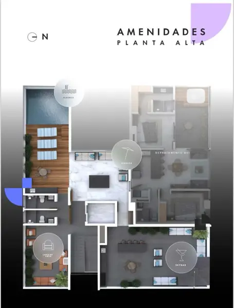 Departamento en venta en Prados de Providencia, Guadalajara — foto 2 de 5