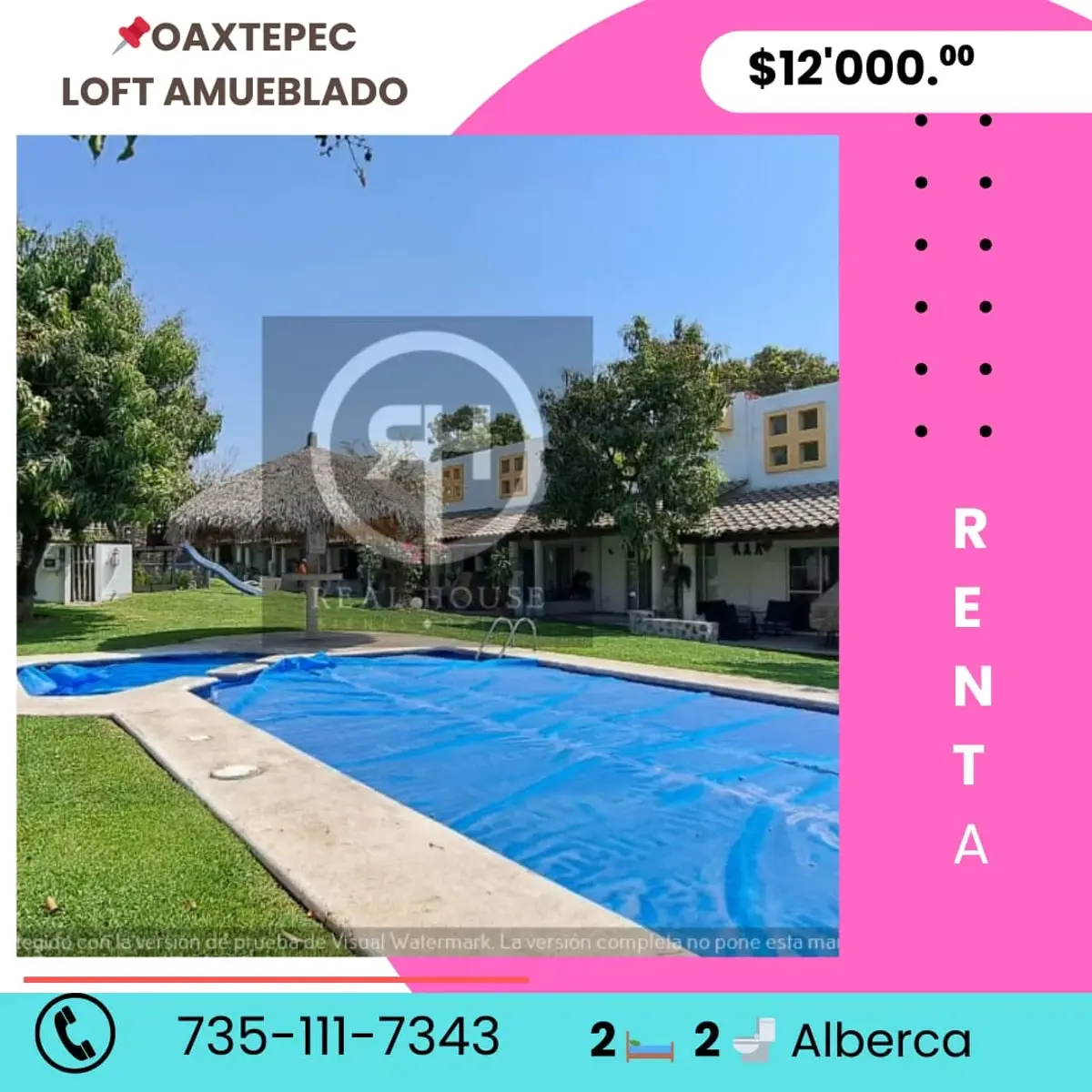 Casa en renta en Oaxtepec Centro, Yautepec — foto 1 de 31