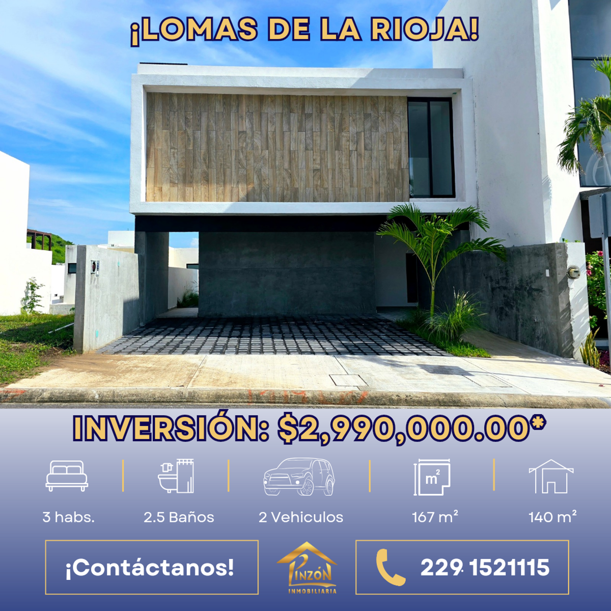 Casa en venta en Lomas de la Rioja, Alvarado — foto 1 de 15
