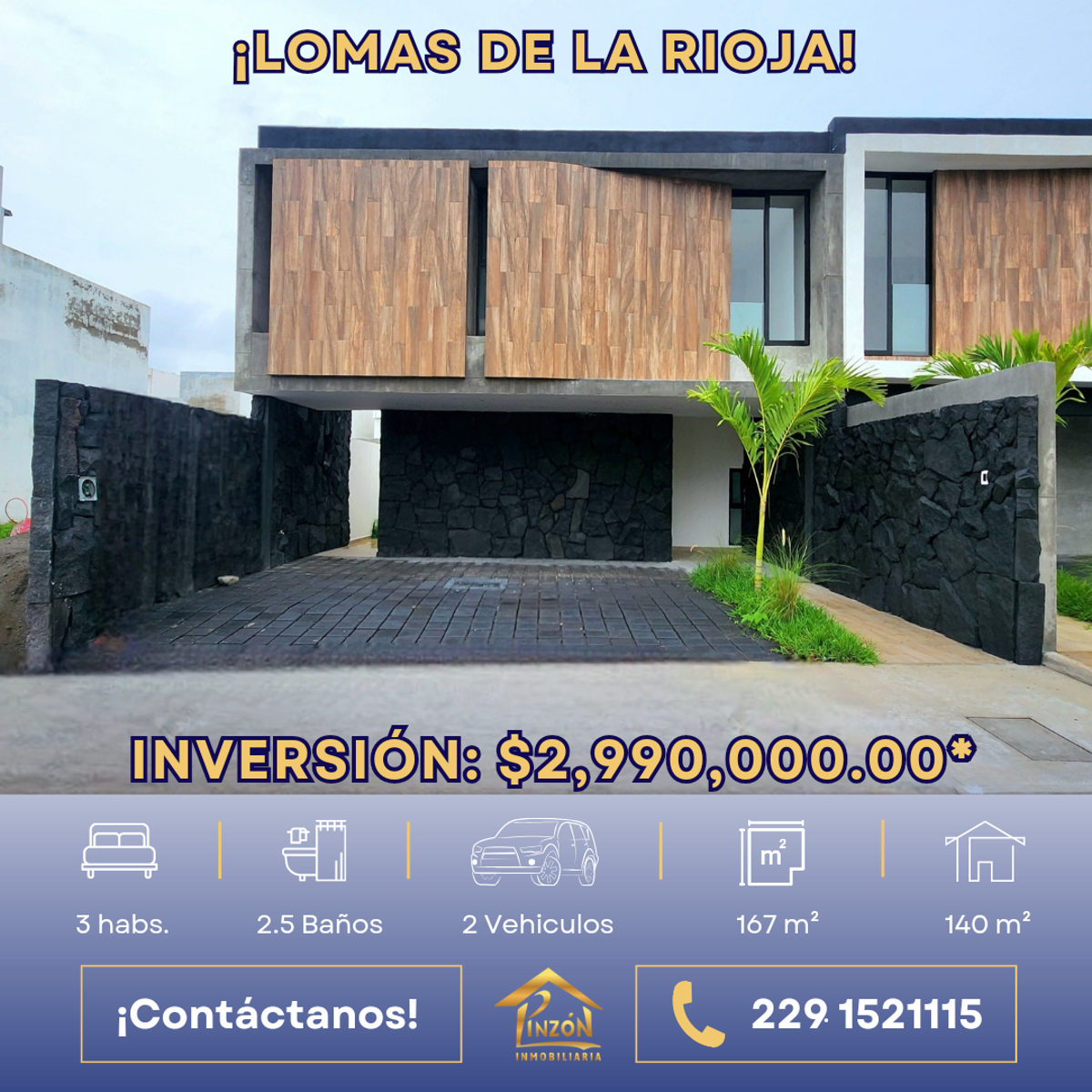 Casa en venta en Lomas de la Rioja, Alvarado — foto 1 de 16