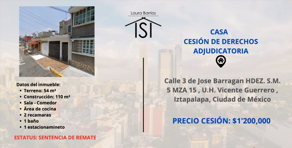 Casa en venta en Unidad Vicente Guerrero, Iztapalapa — foto 2 de 2