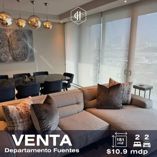 Departamento en venta en Fuentes del Valle, San Pedro Garza García, Nuevo León