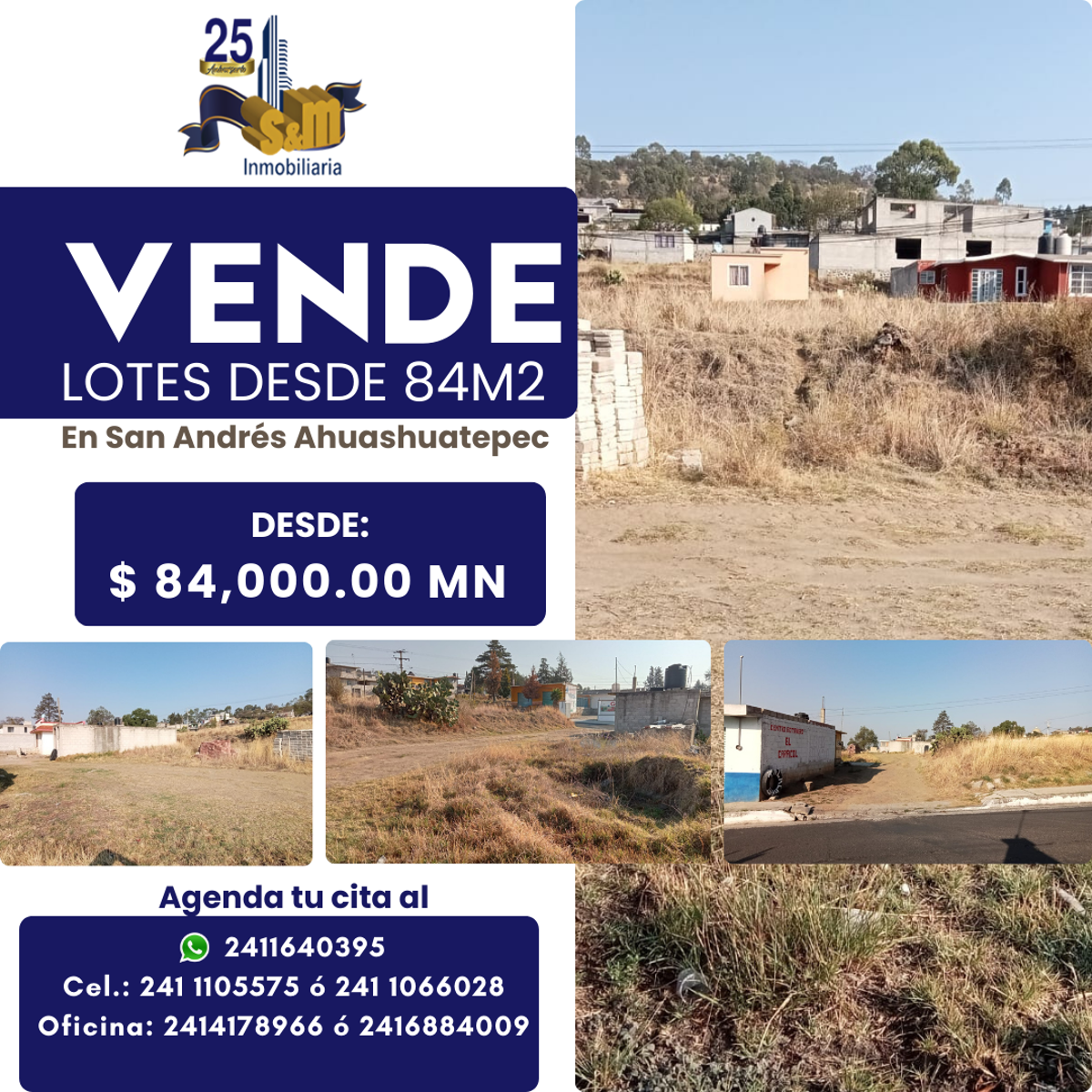 Terreno en venta en San Andres Ahuashuatepec, Tzompantepec — foto 1 de 5