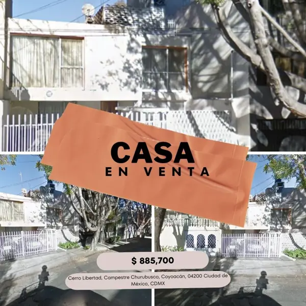Casa en Campestre Churubusco, Coyoacán, Ciudad de México