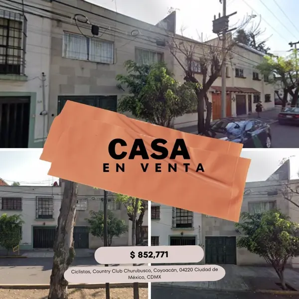 Casa en Churubusco Country Club, Coyoacán, Ciudad de México