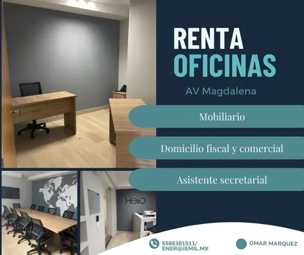 Oficina en La Otra Banda, Álvaro Obregón, Ciudad de México