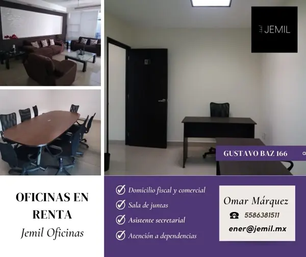 Oficina en El Piru Santa Fe, Álvaro Obregón, Ciudad de México