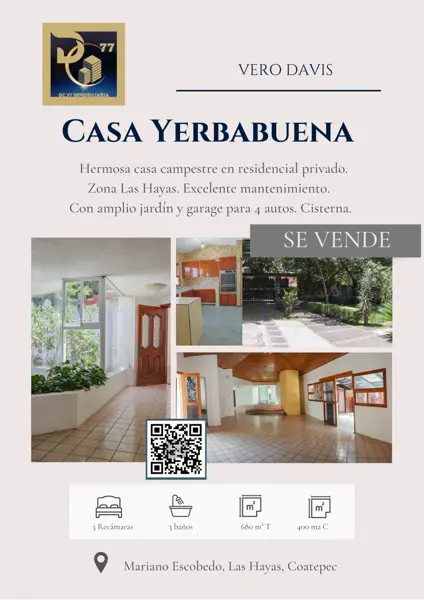 Casa en venta en Mariano Escobedo, Coatepec, Veracruz de Ignacio de la Llave