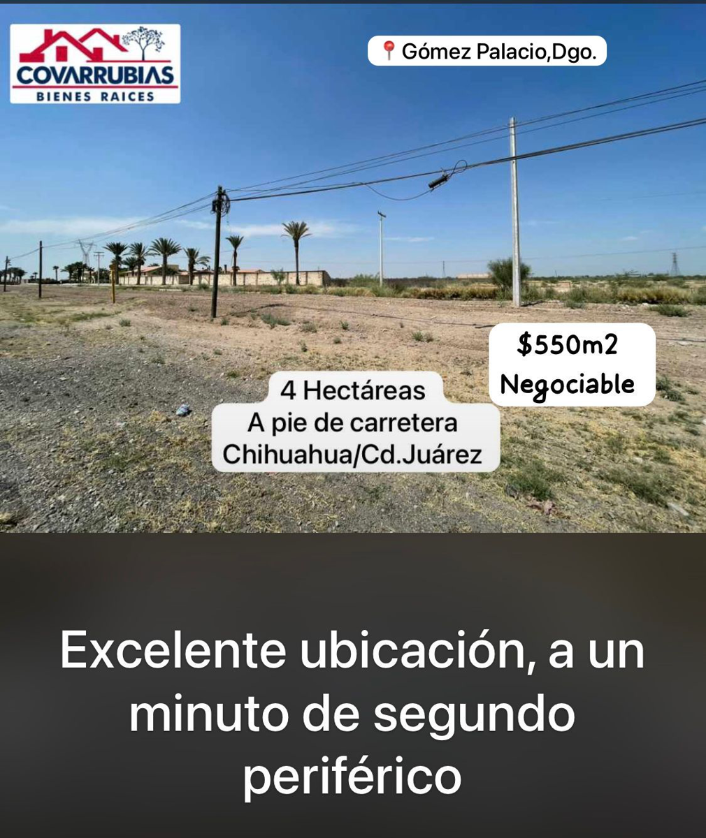 Terreno en venta en El Vergel, Gómez Palacio — foto 1 de 10