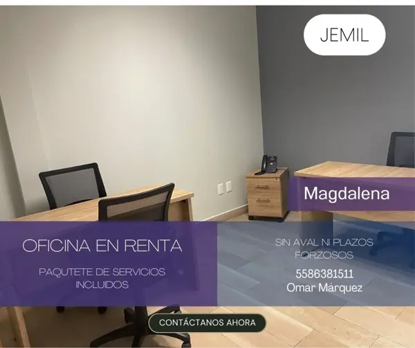 Oficina en La Otra Banda, Álvaro Obregón, Ciudad de México