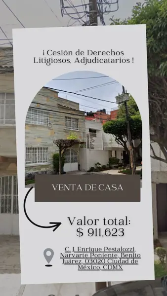 Casa en Narvarte Poniente, Benito Juárez, Ciudad de México
