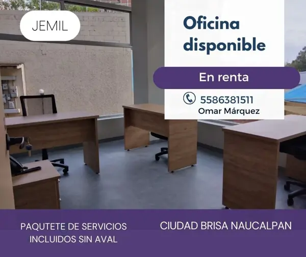 Oficina en Ciudad Brisa, Naucalpan de Juárez, México
